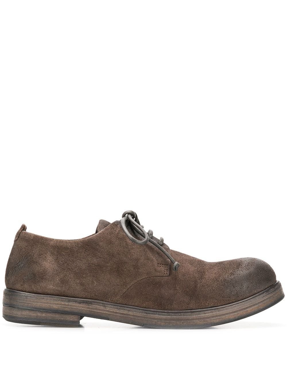 distressed Derby shoes - 1