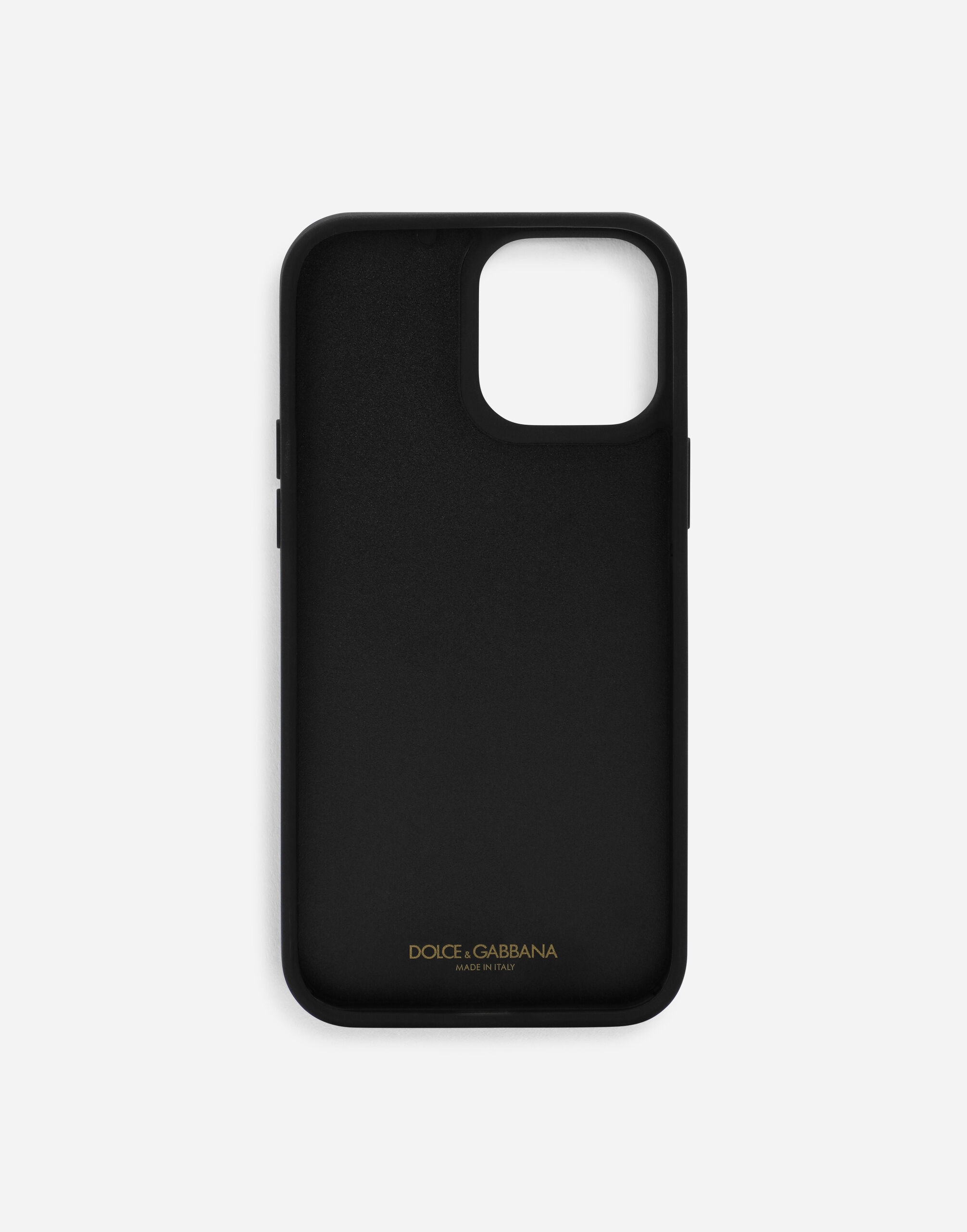Calfskin DG Logo iPhone 13 Pro Max cover - 2