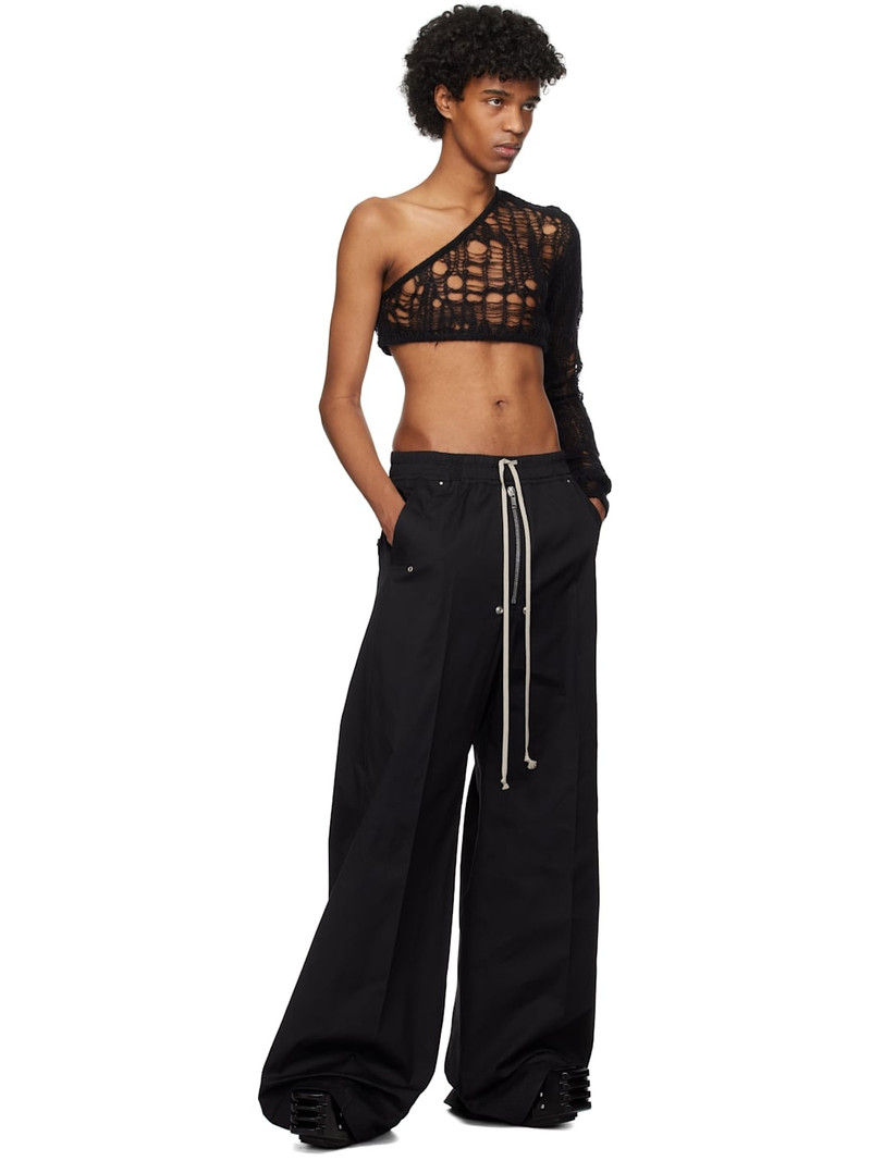 Rick Owens Black Hollywood Spider Ziggy Sweater outlook