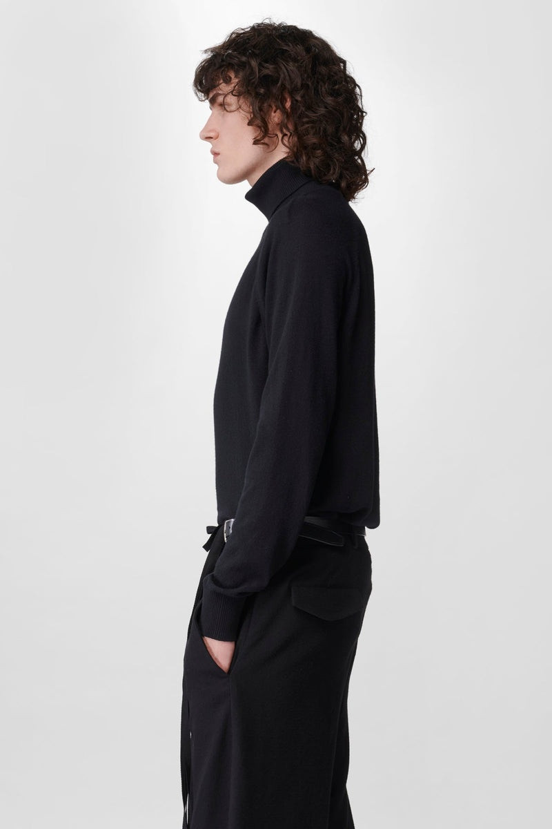 Ann Demeulemeester Fred Knitted Dolcevita Neck Sweater outlook