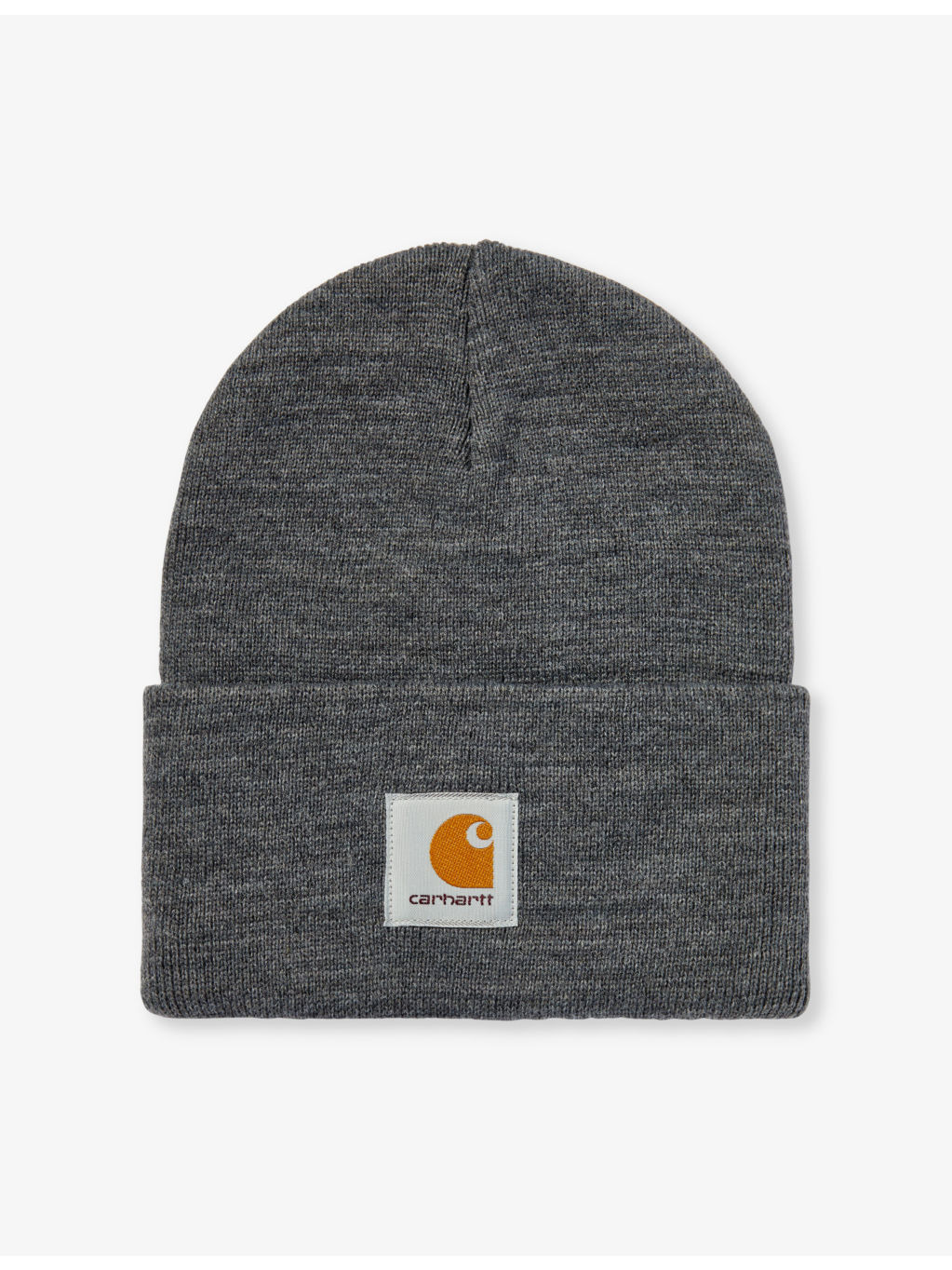 Acrylic Watch brand-patch knitted beanie hat - 1