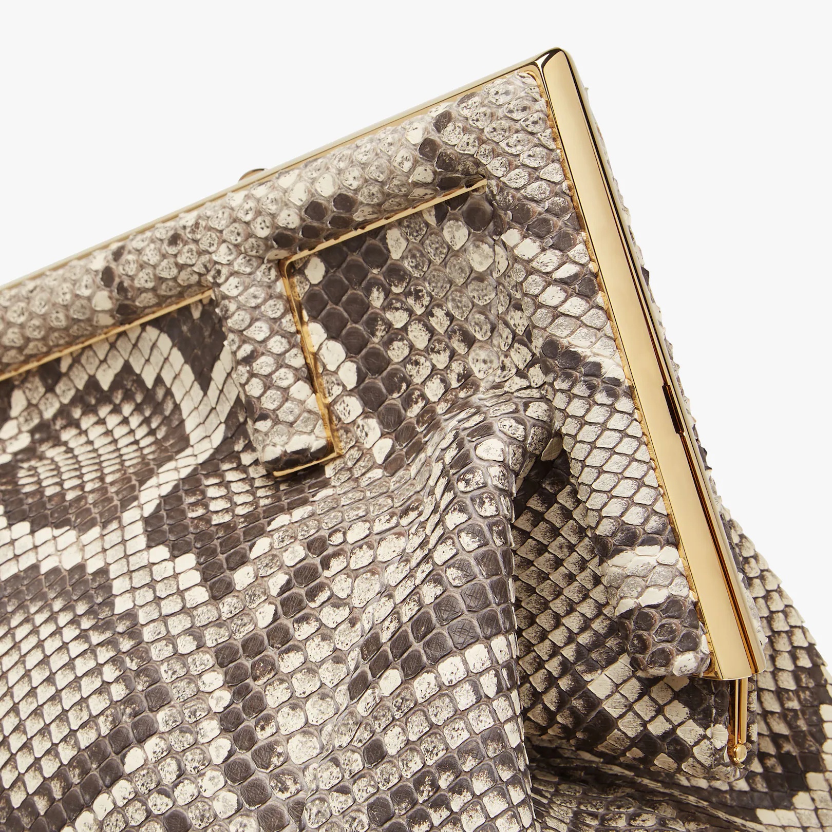 White python leather bag - 5