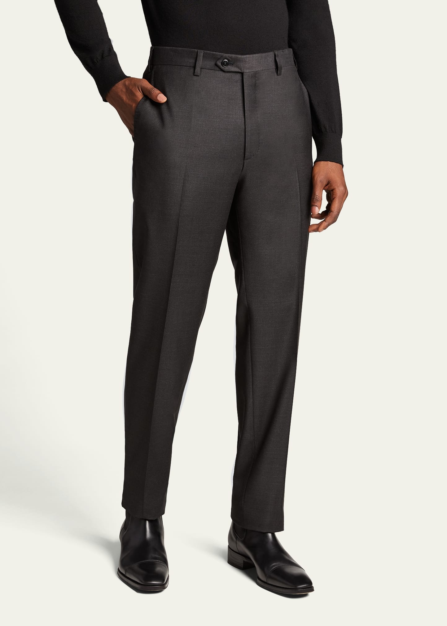 Men's Tigullio Wool Trousers - 4