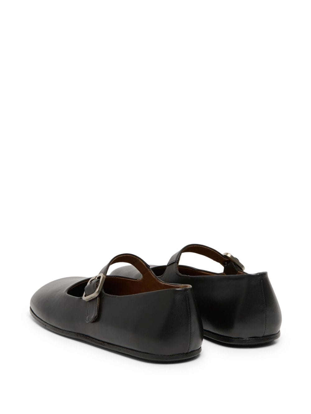 calf leather ballerina shoes - 3