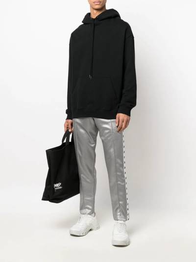 Golden Goose metallic star-stripe track pants outlook