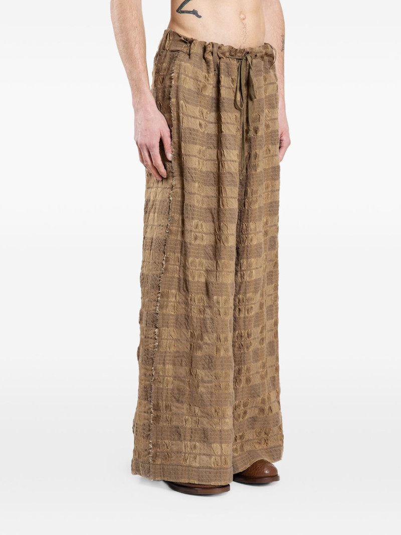 UMA WANG Pilly textured trousers outlook