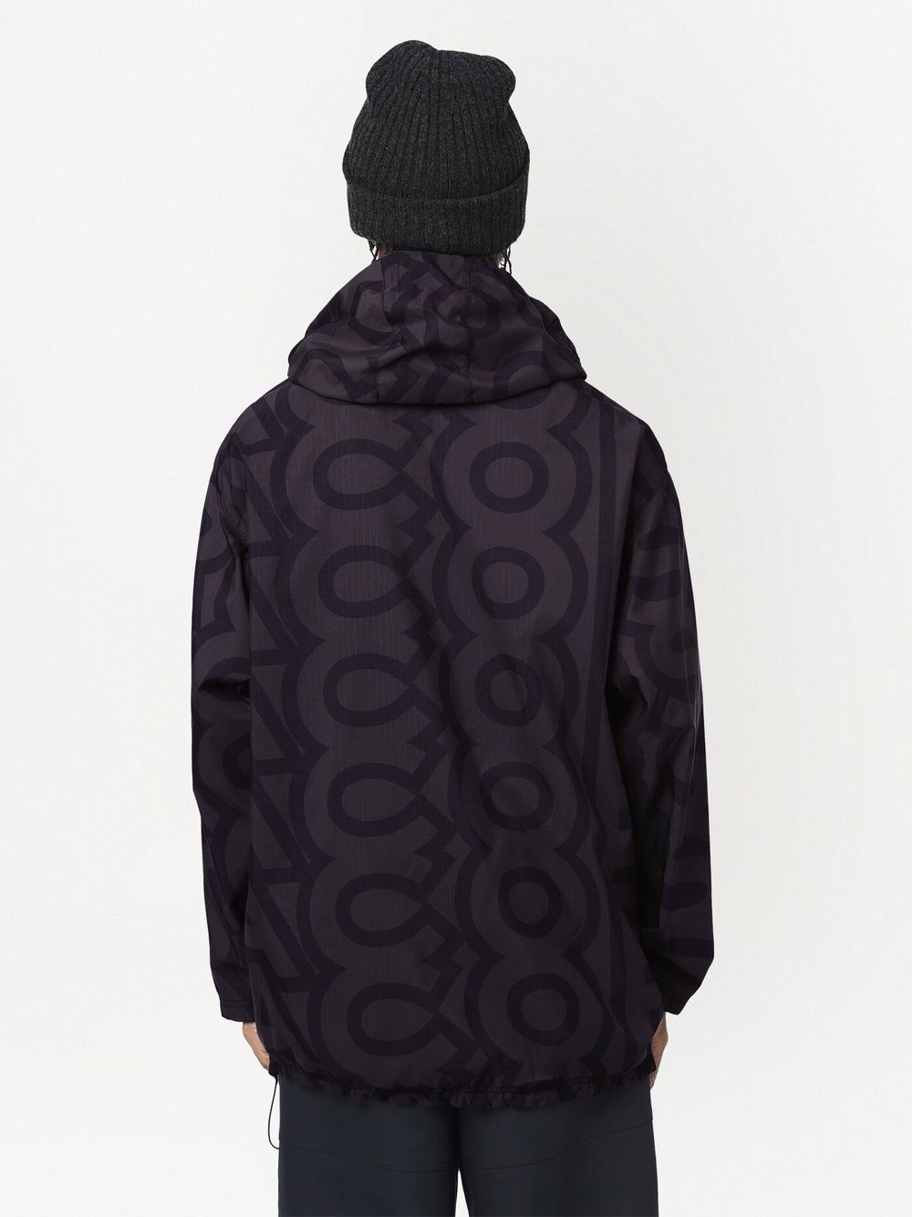 monogram-pattern ripstop jacket - 5