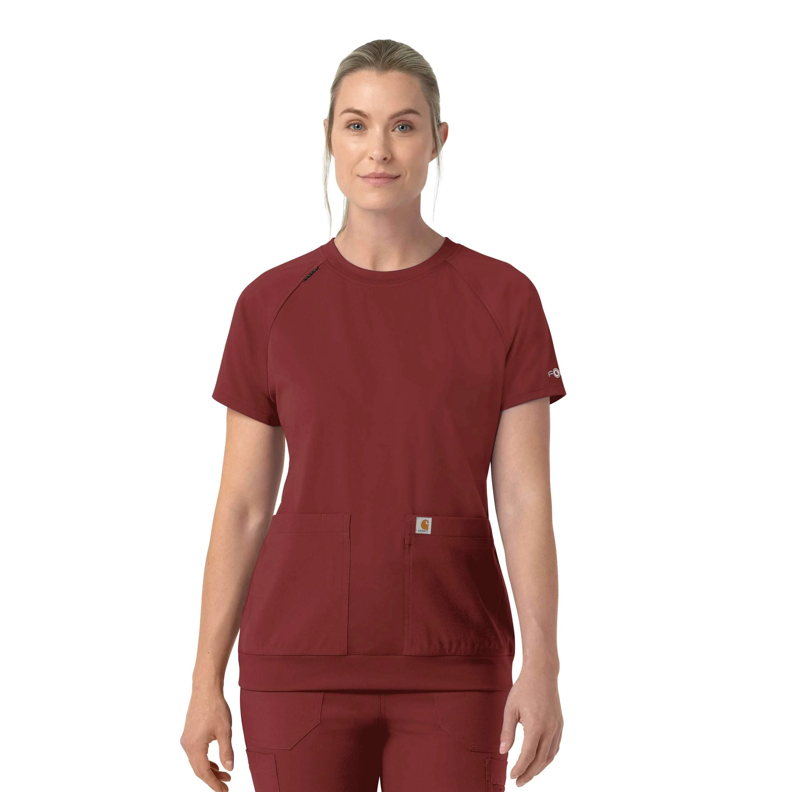 Women's Force Cross-Flex Knit Crew Neck Scrub Top - 1