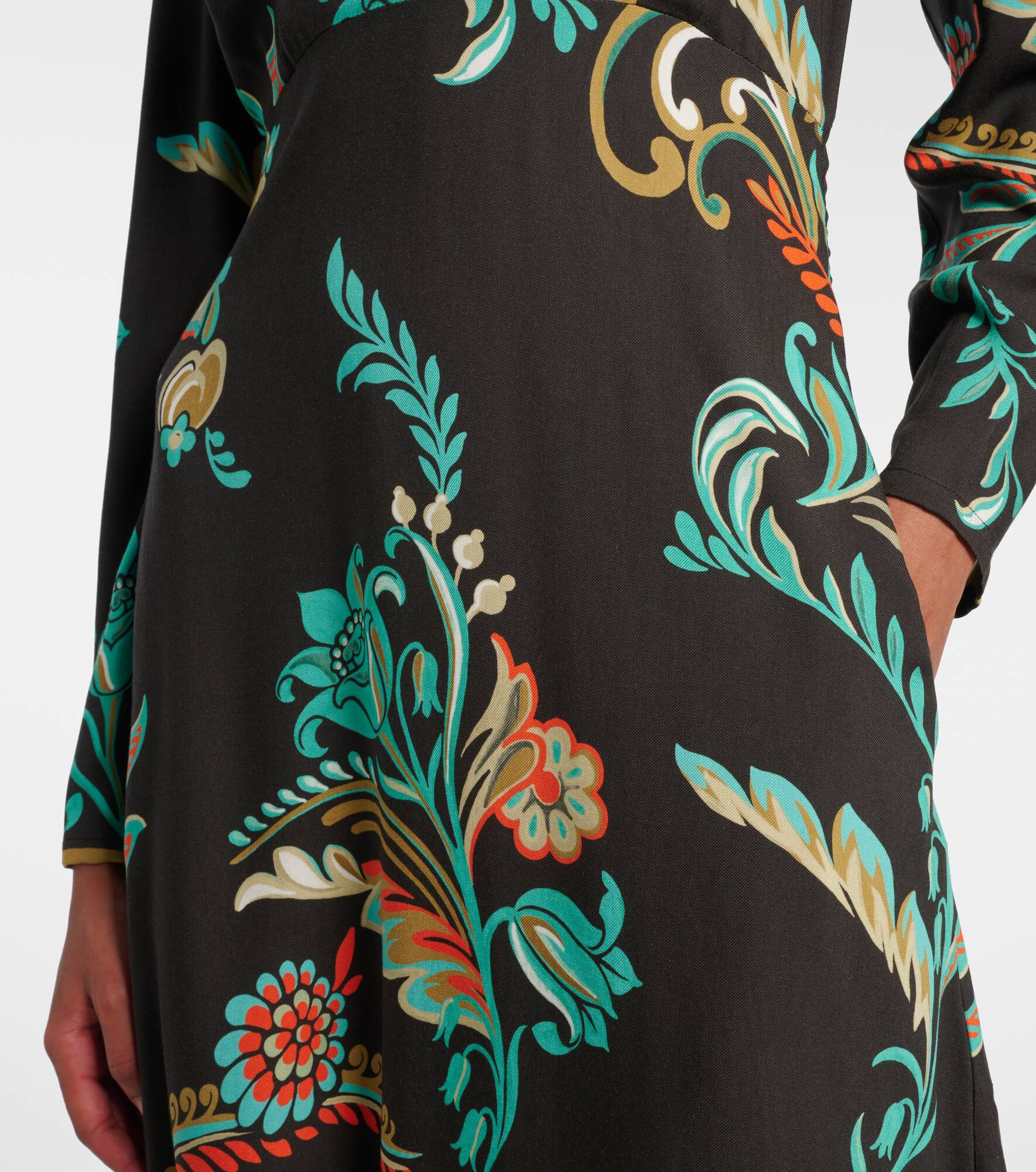 Floral midi dress - 5