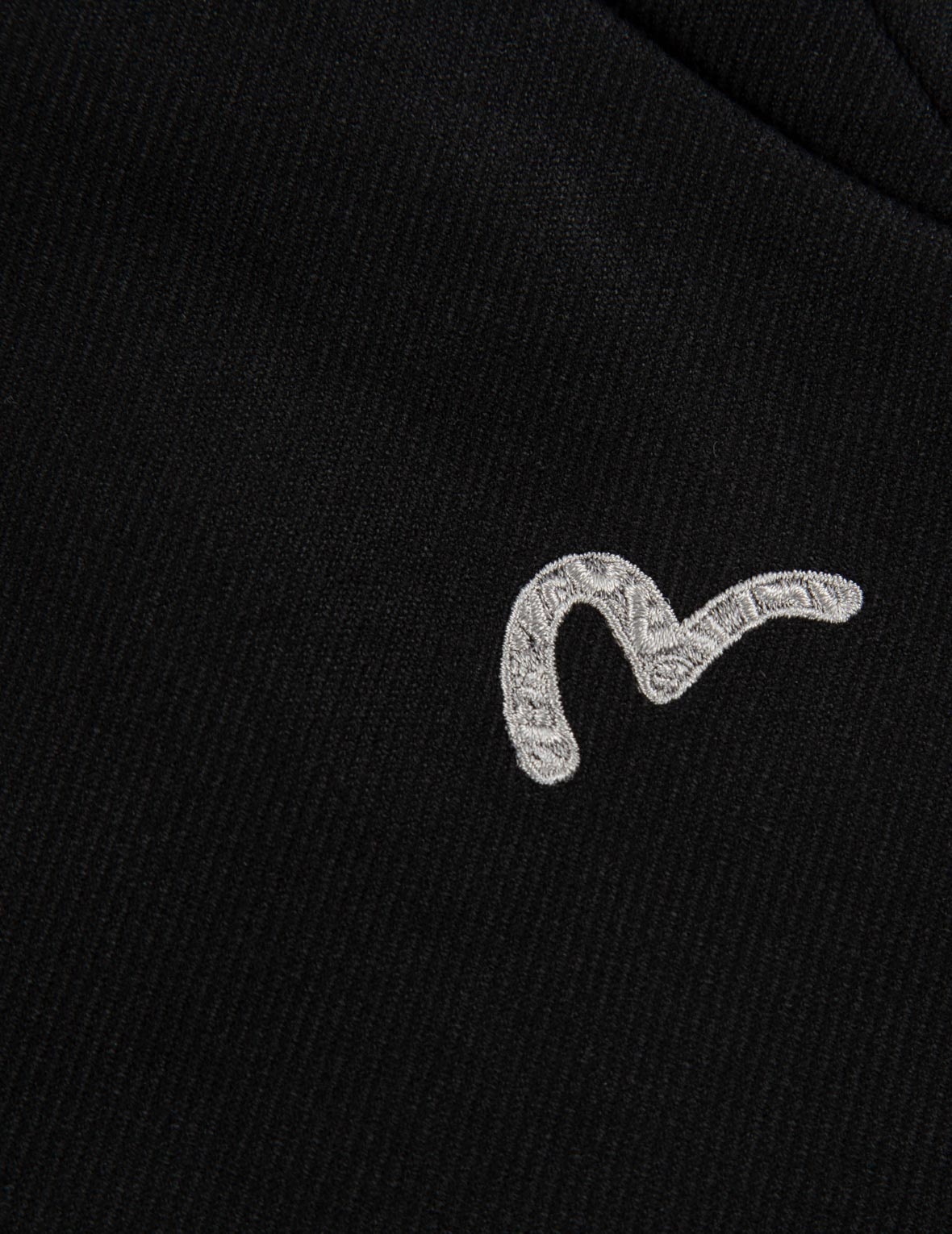 Seagull Embroidery Wool-mix Taper Pants - 7