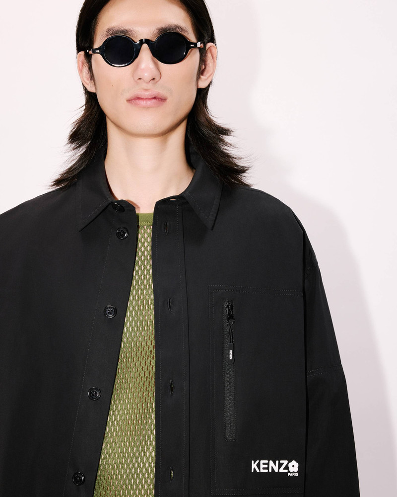'Boke Flower 2.0' oversied shirt in technical cotton 6