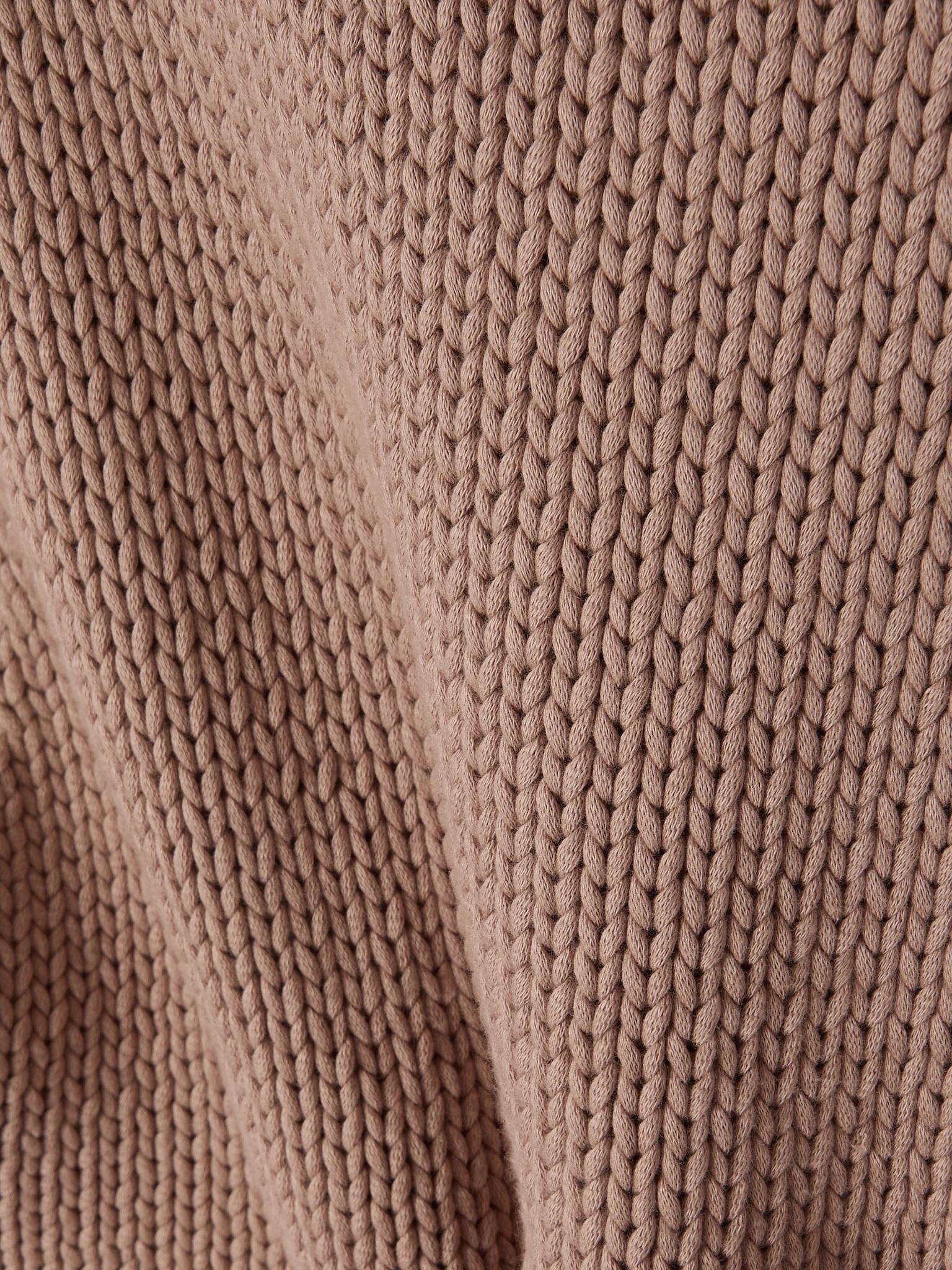 Cropped cotton-blend turtleneck tank Taupe - 4