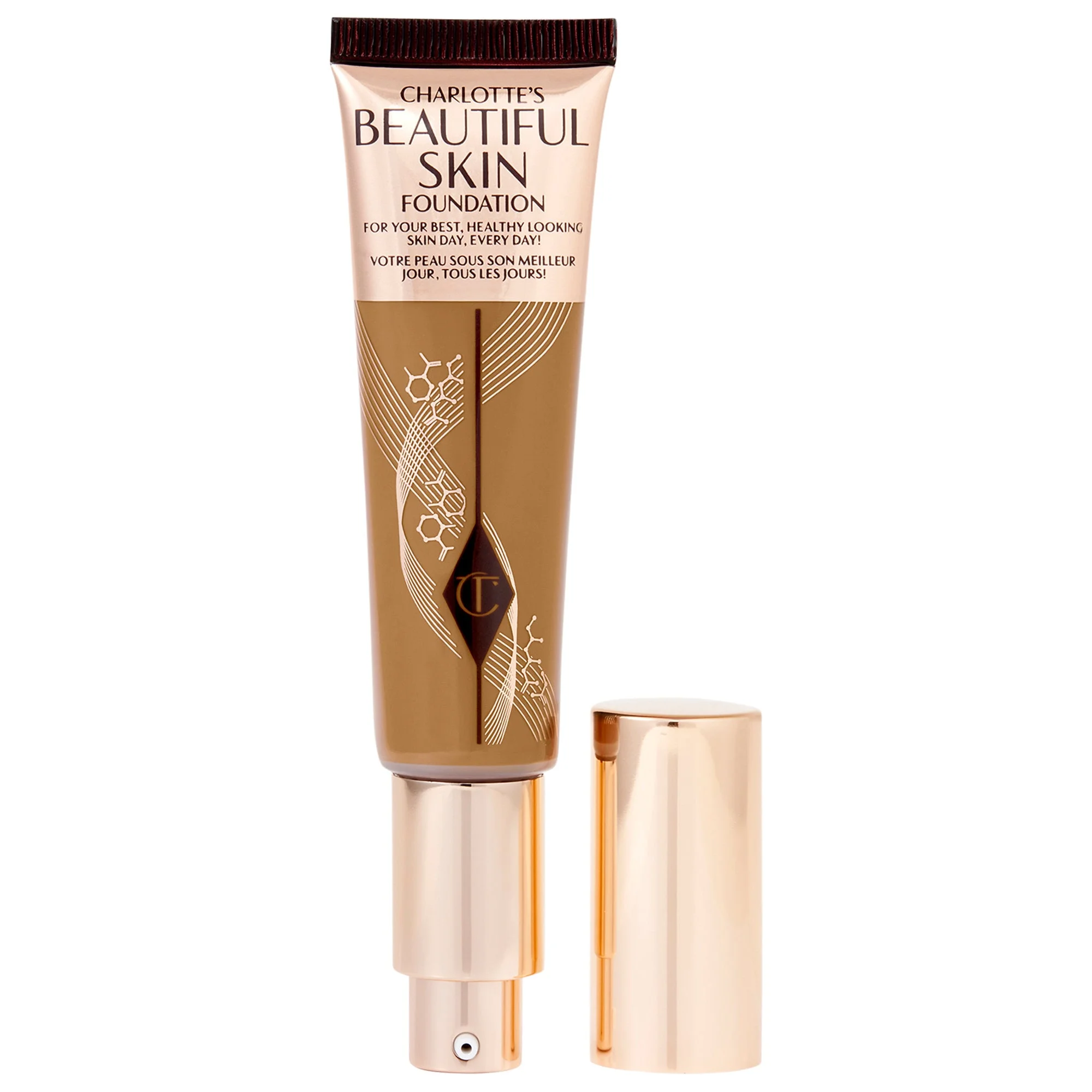 Beautiful Skin Medium Coverage Liquid Foundation with Hyaluronic Acid - 1