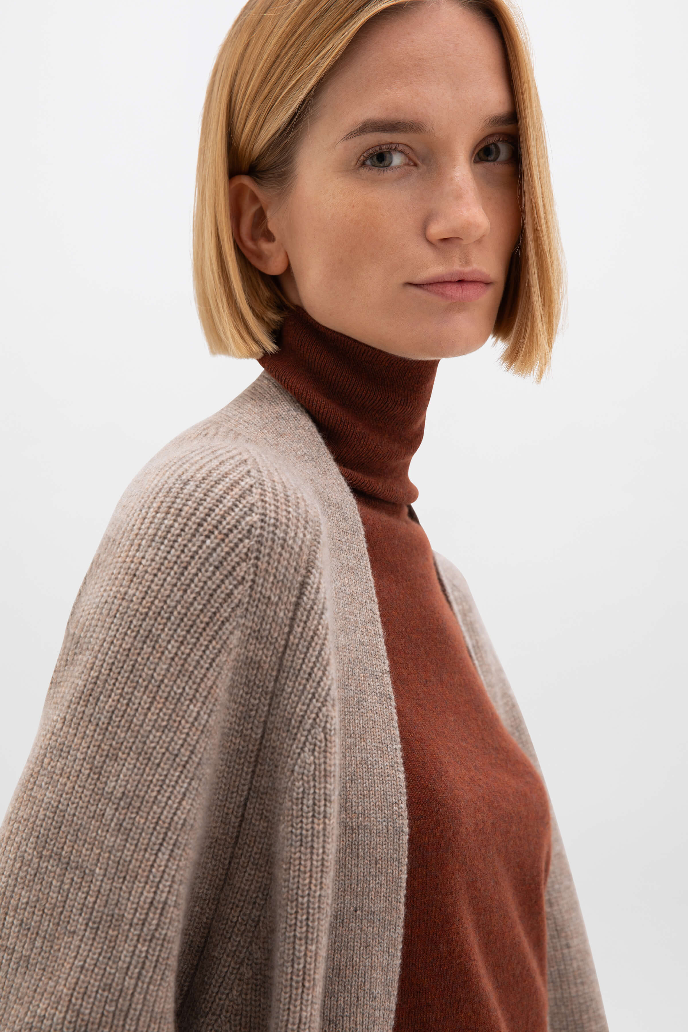 Cashmere Cape Cardigan - 3