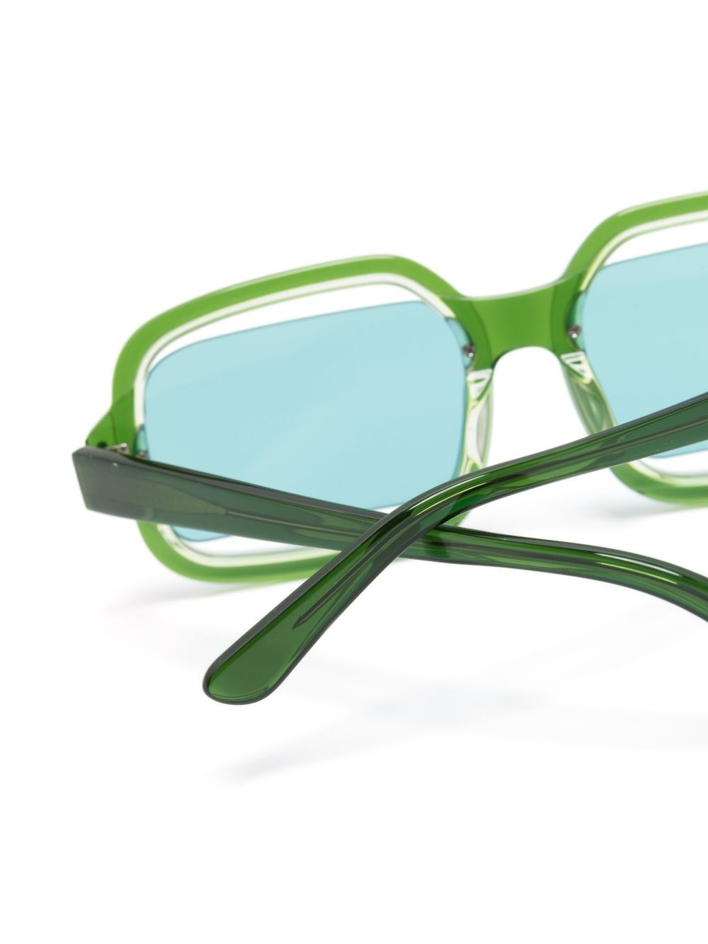 Olga rectangle-frame sunglasses - 3