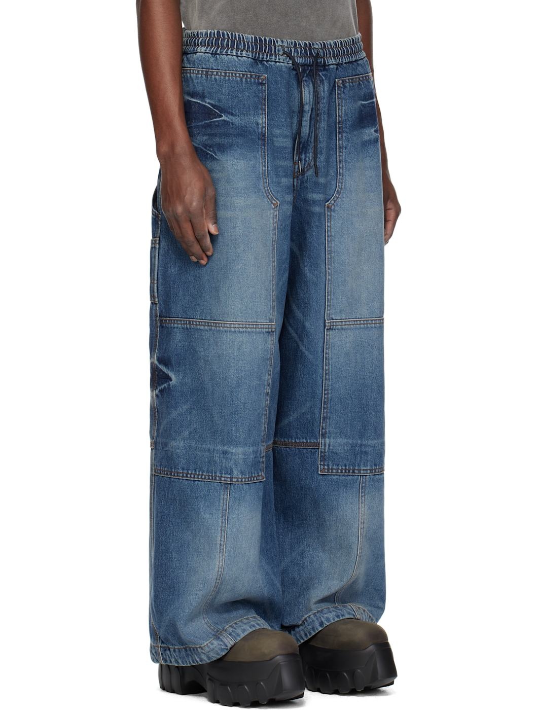 Juun. J Blue Wide Jeans - 2