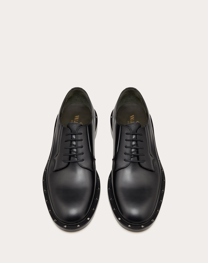 SEMI-GLOSS CALFSKIN STUDDED DERBY 4