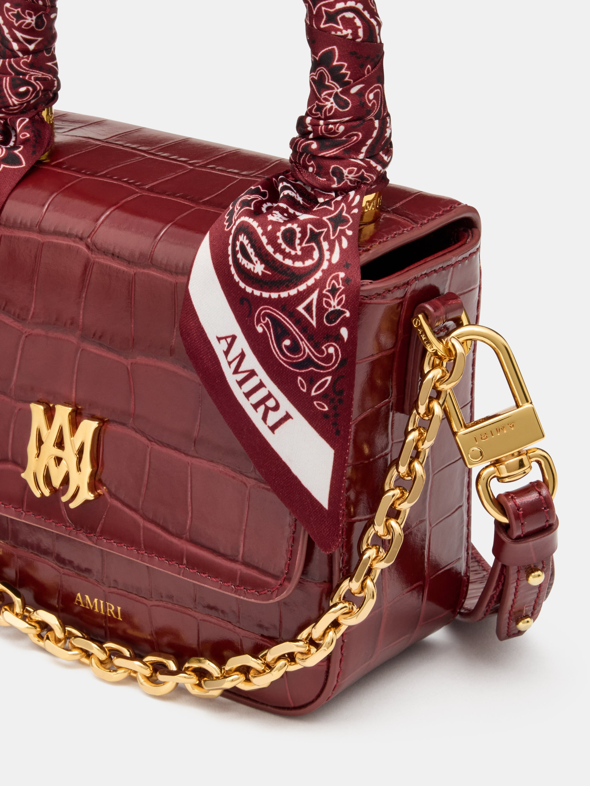 WOMEN'S CROC EMOSSED MICRO MA BAG - 4