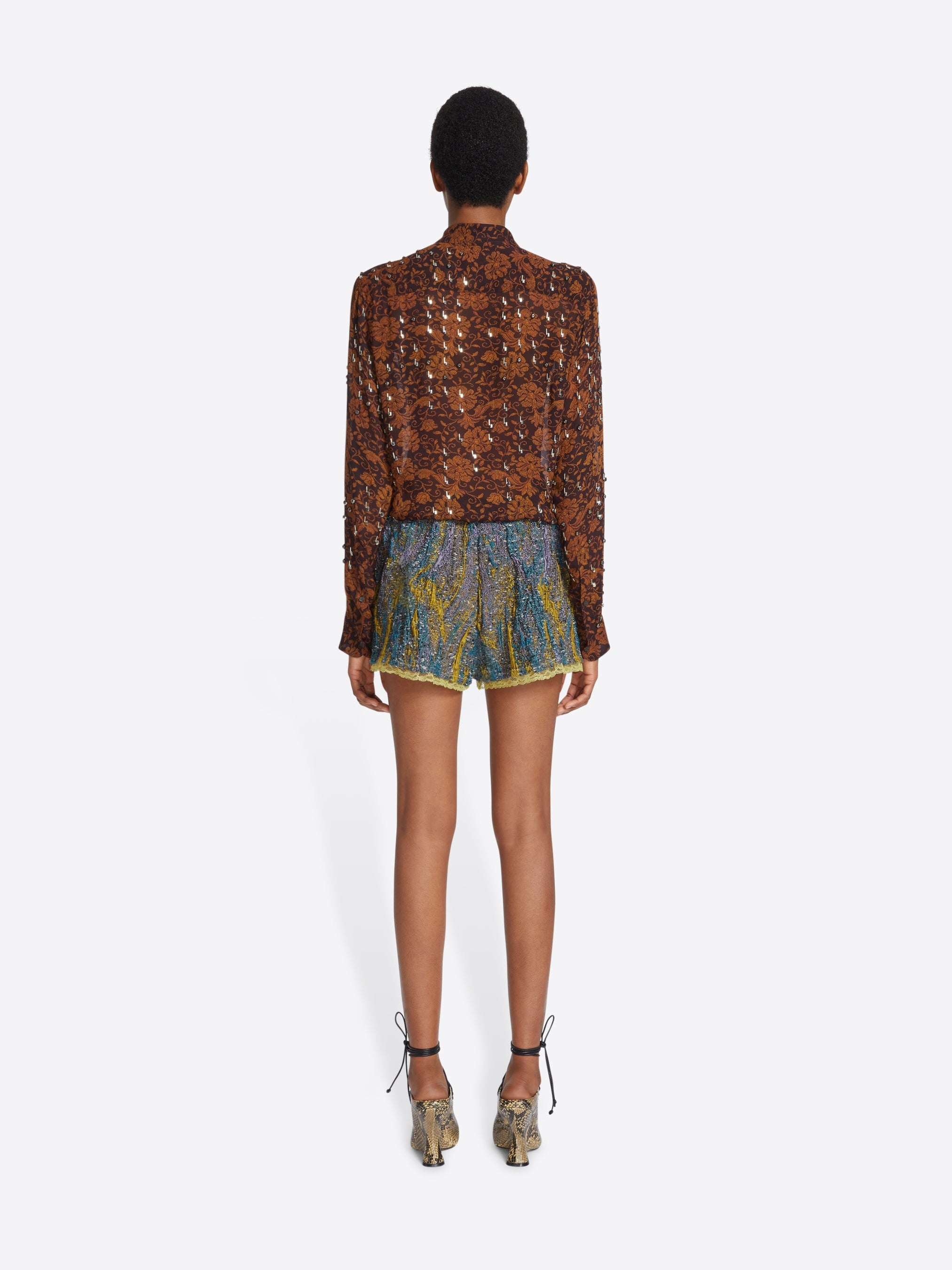 JACQUARD MINI SHORTS - 4