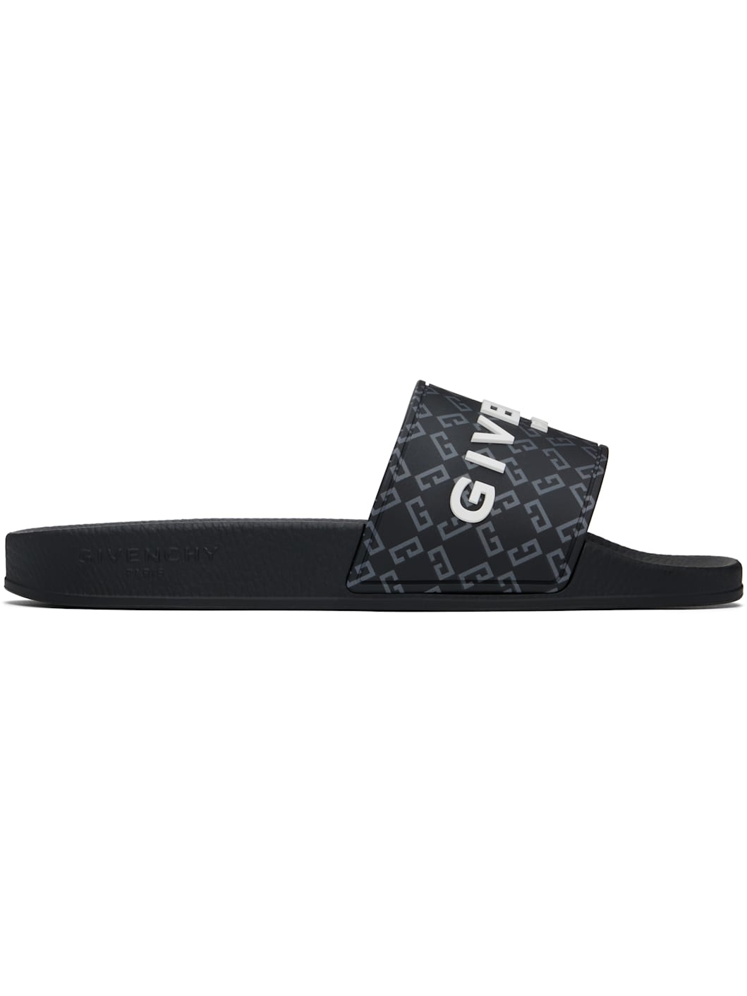 Black Monogram 72 Pool Slides - 1