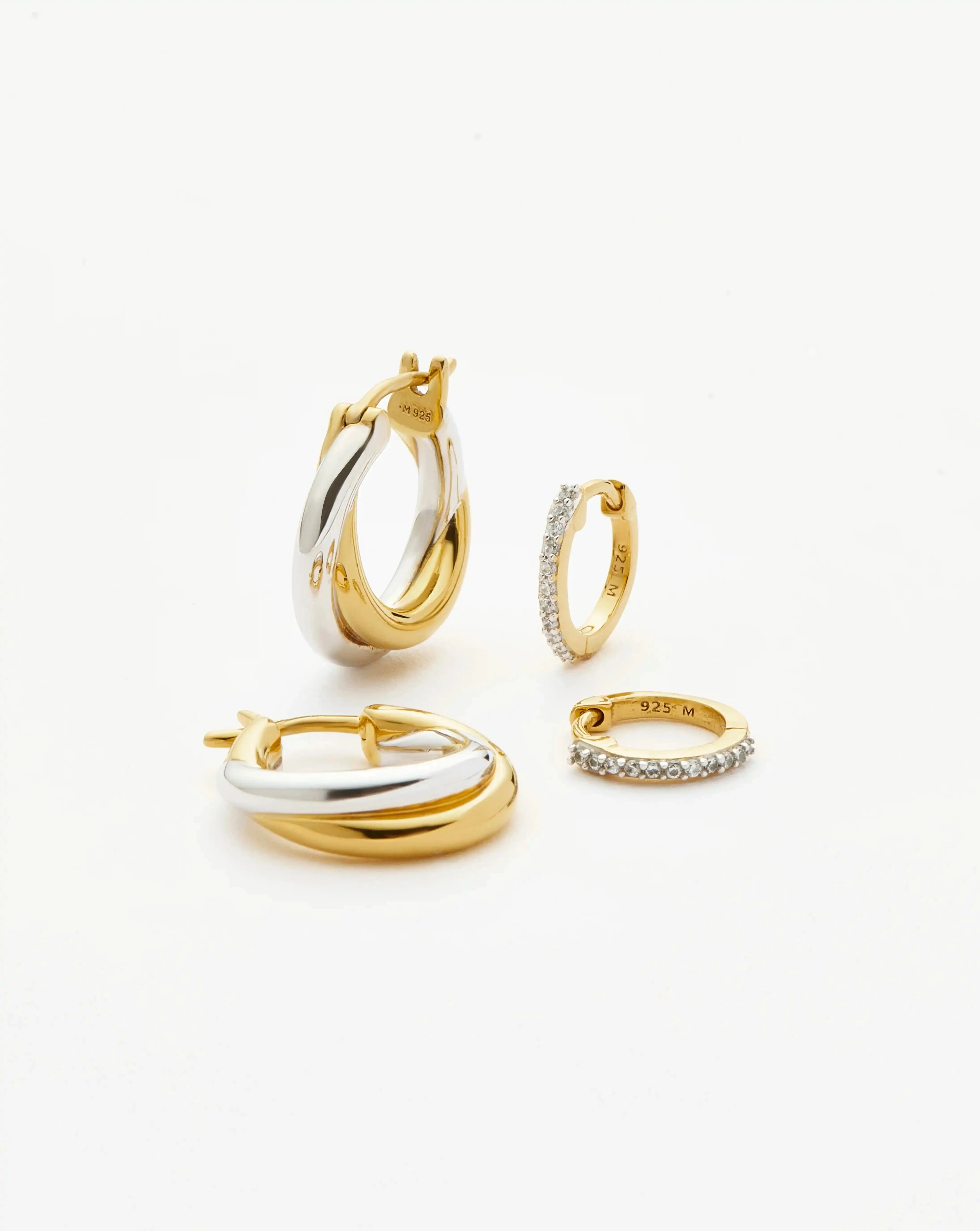 The Everyday Entwined Hoop Set - 1