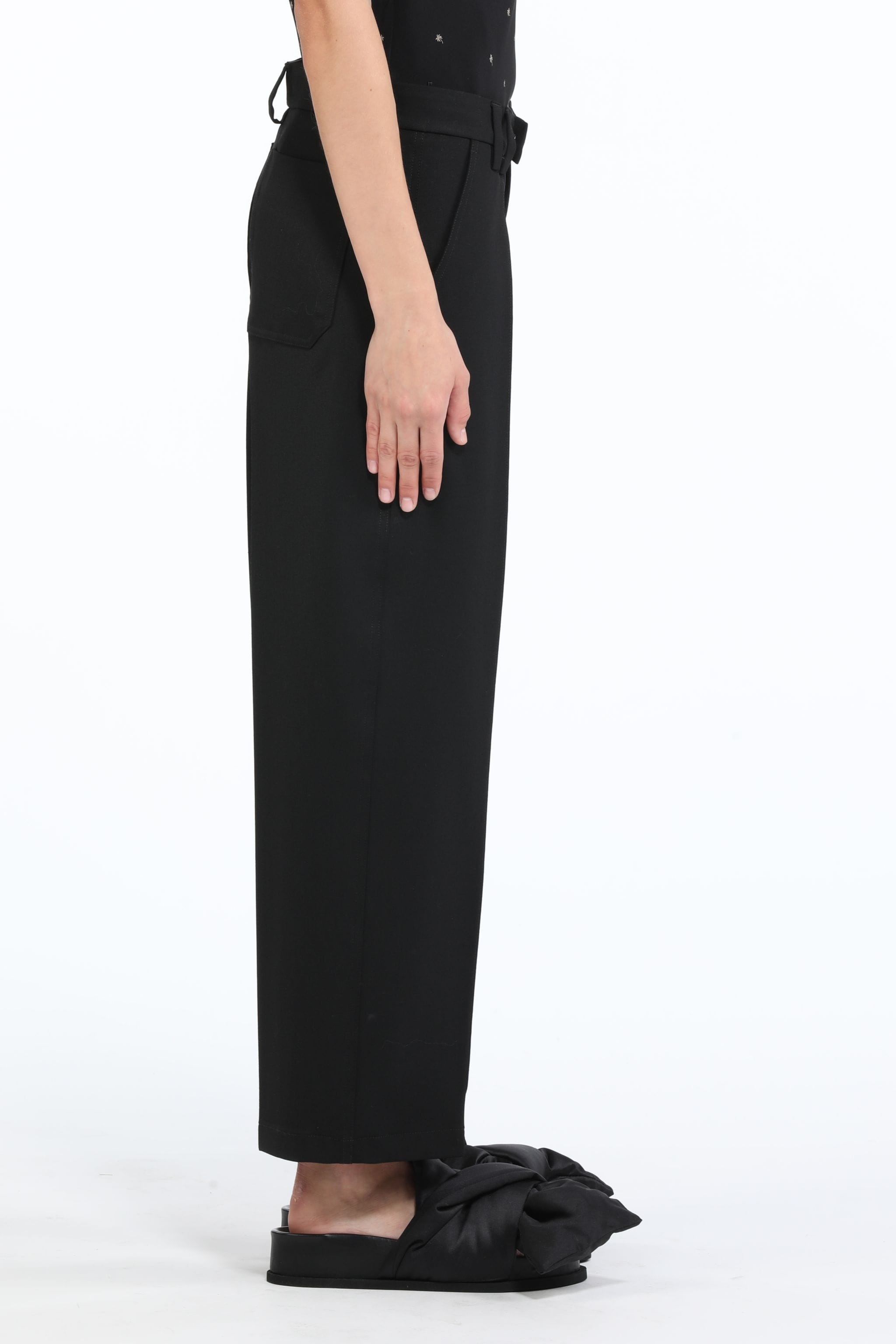 CROPPED STRAIGHT-LEG TROUSERS - 3