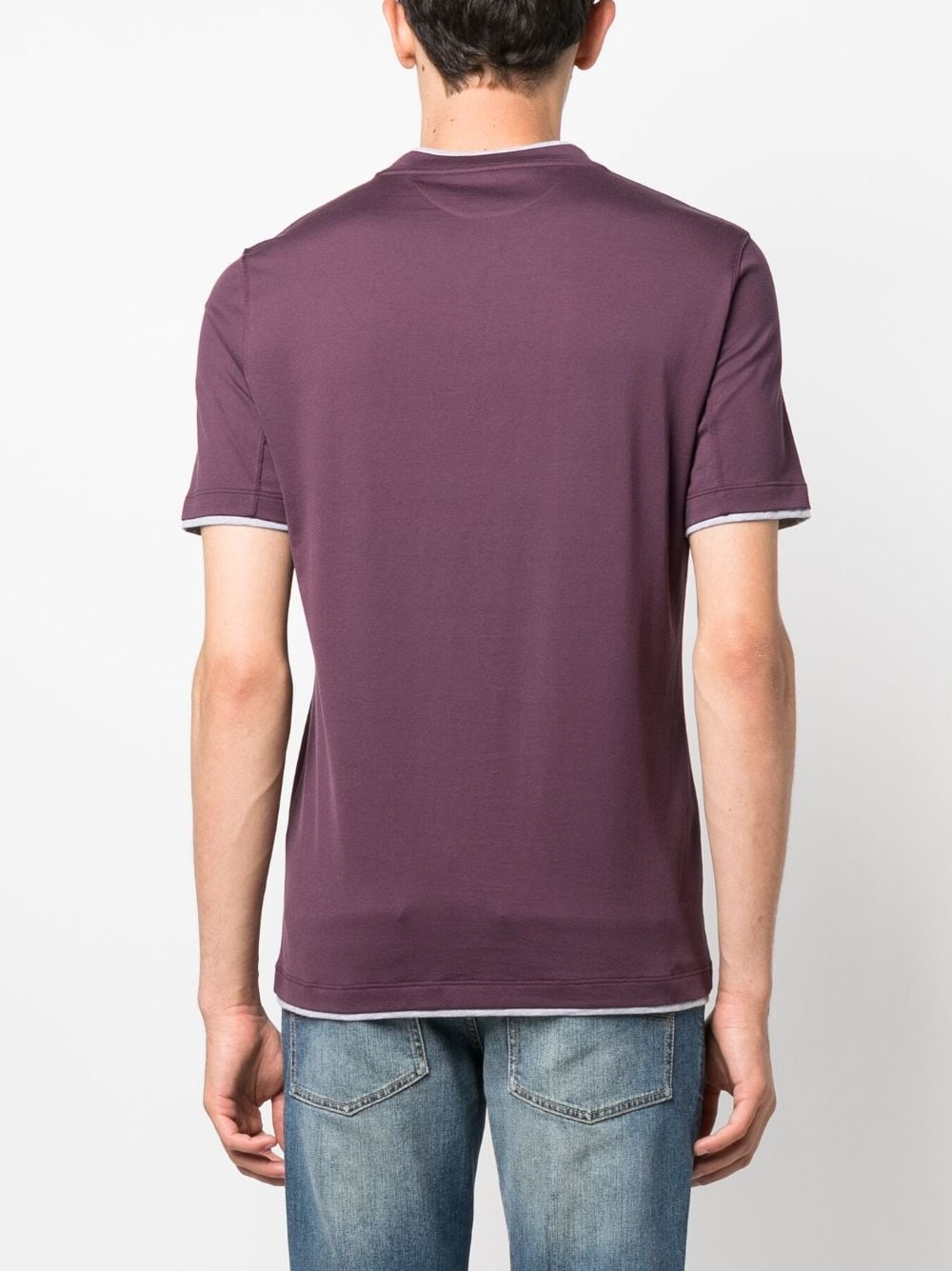 crew-neck cotton T-shirt - 4