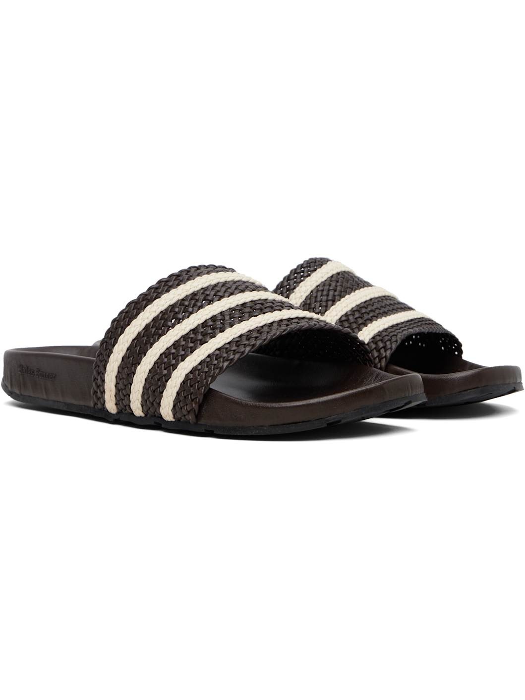 Brown adidas Originals Edition Adilette Sandals - 4