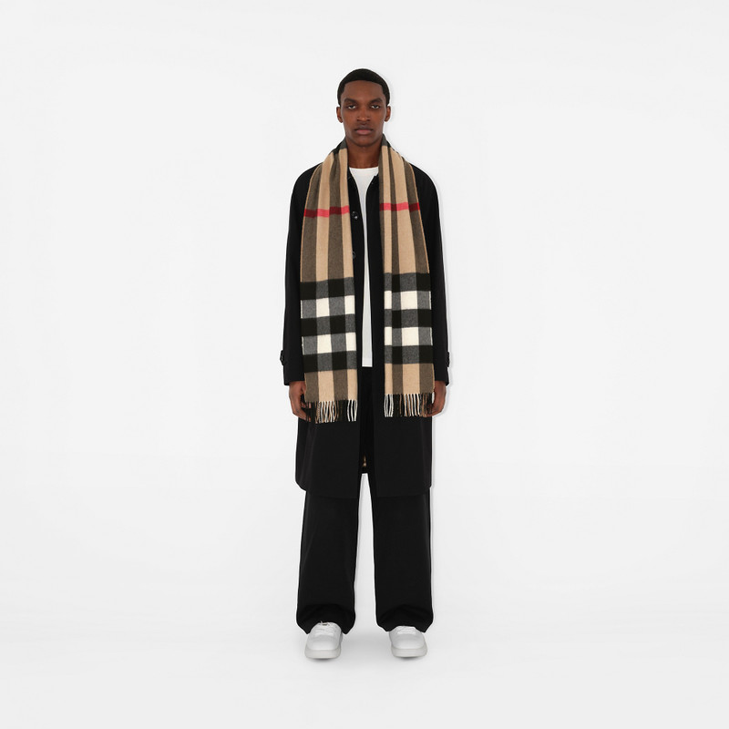 Check Cashmere Scarf 5
