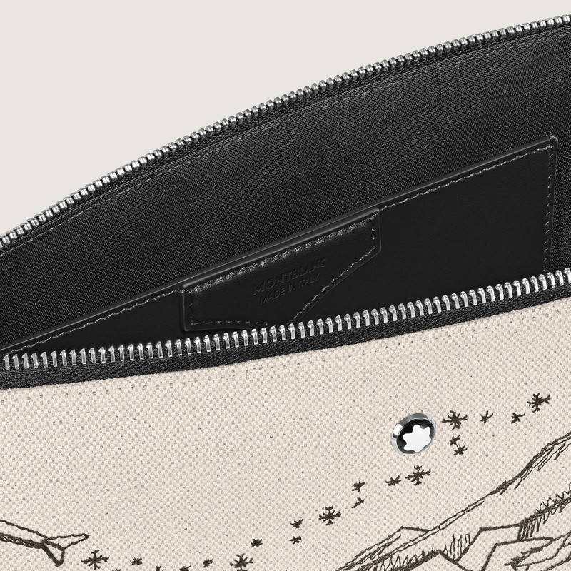 POUCH IN EMBROIDERED CANVAS 5
