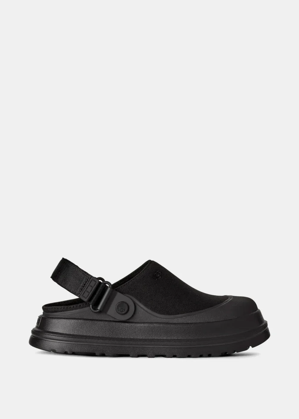 Black W Goldenglow Canvas Clog - 1