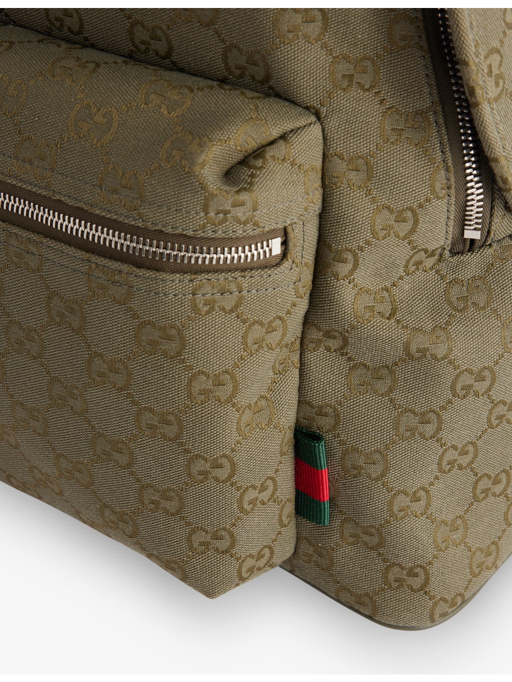 GG-Monogram Medium Canvas Backpack - 6