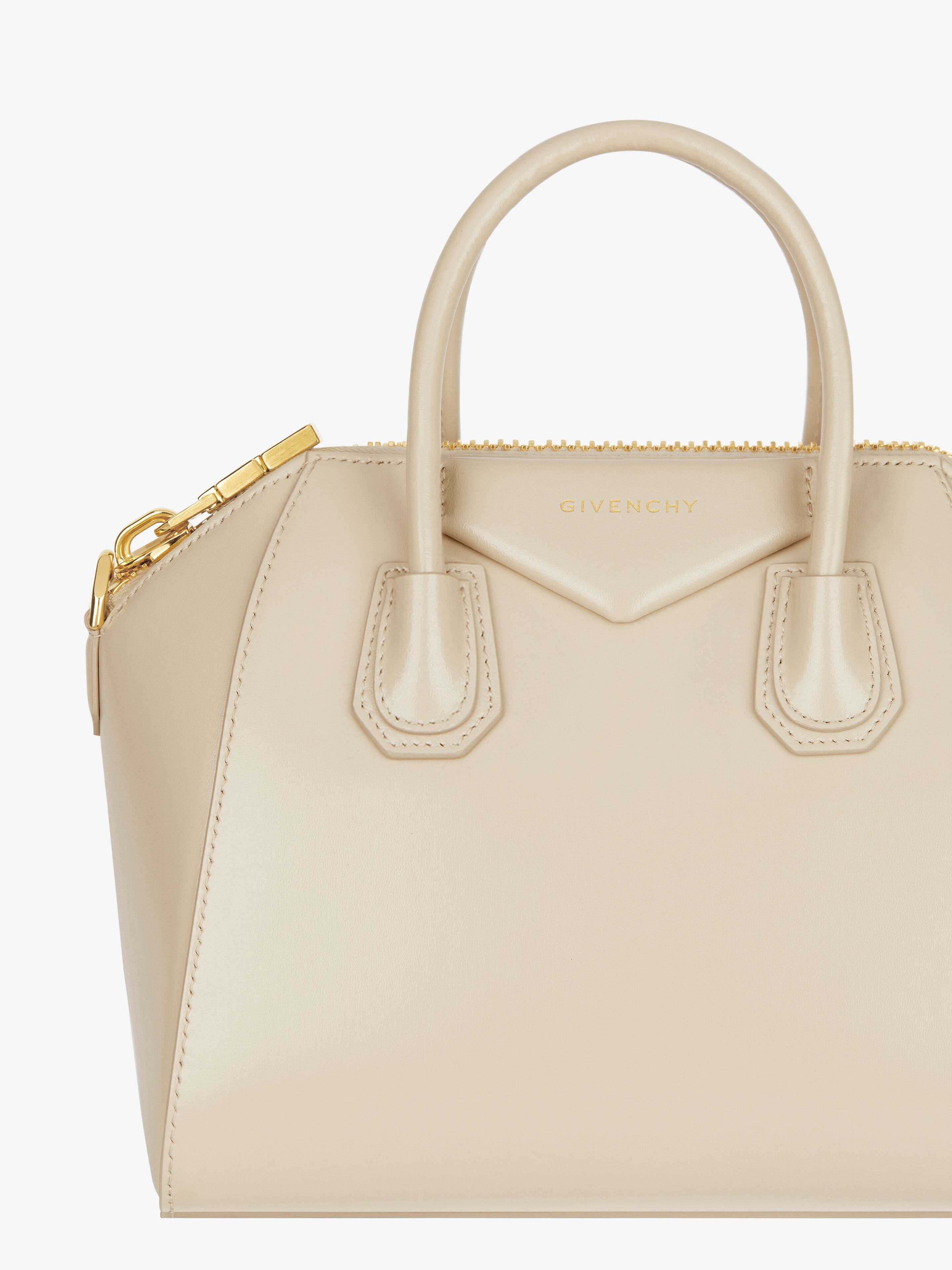 SMALL ANTIGONA BAG IN BOX LEATHER - 6