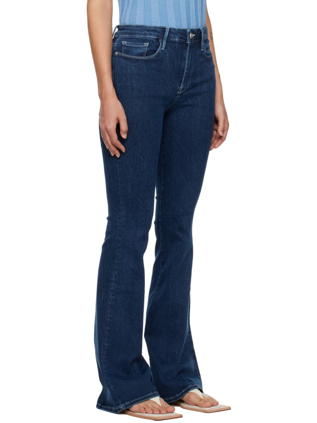 Blue 'Le One' Jeans - 2