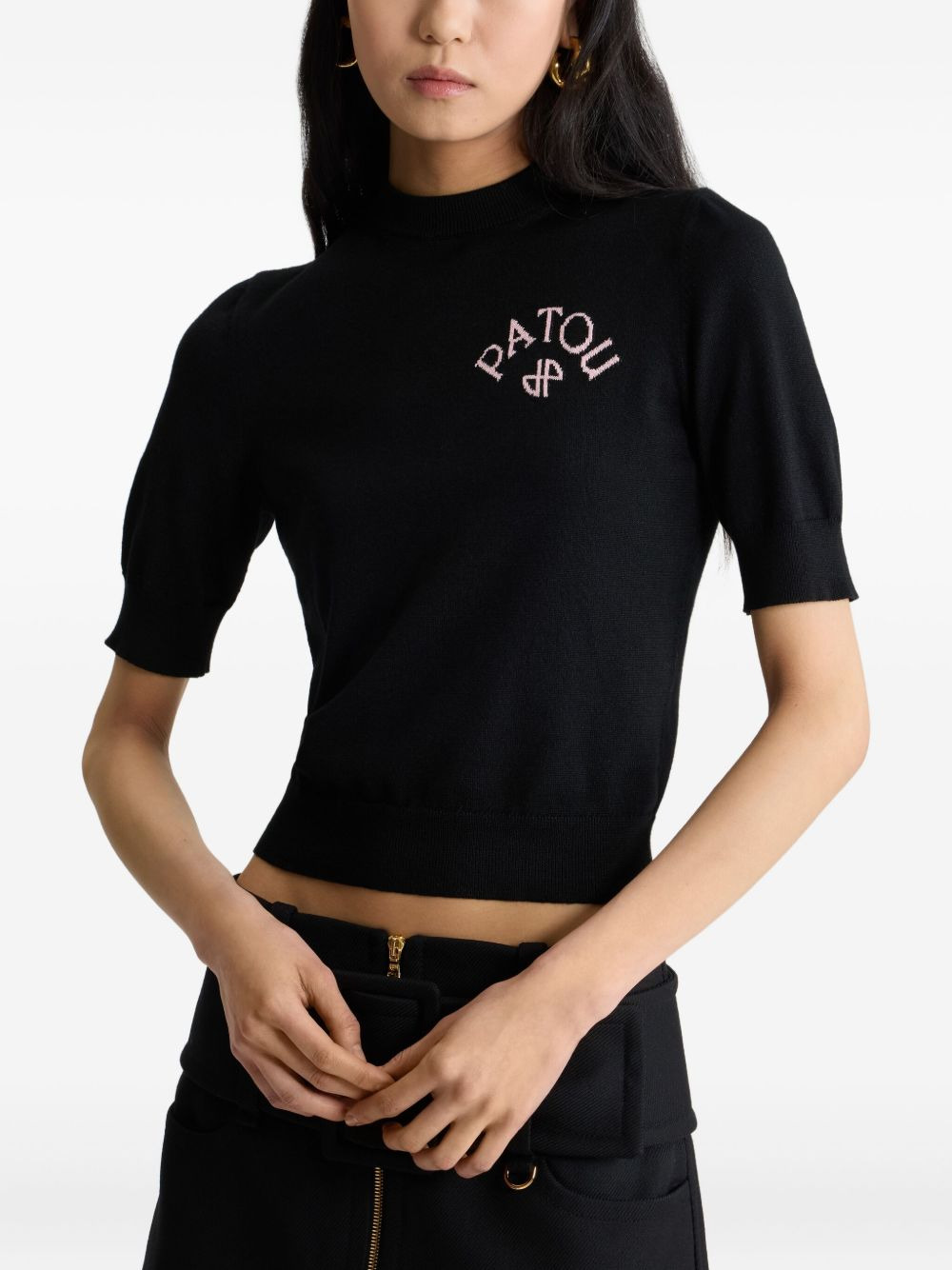 logo-embroidered sweater - 4