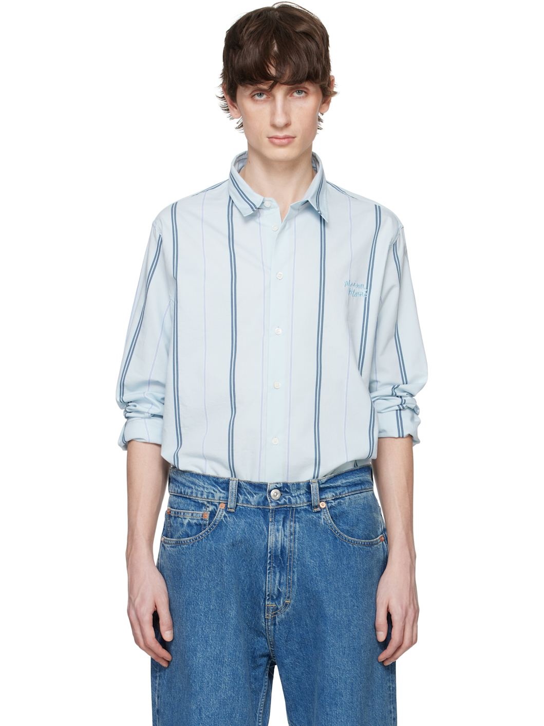 Blue Relaxed Shirt - 1
