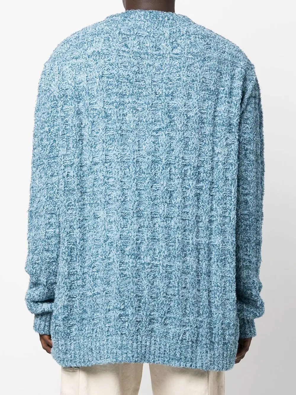 ribbed-knit crew-neck jumper - 5