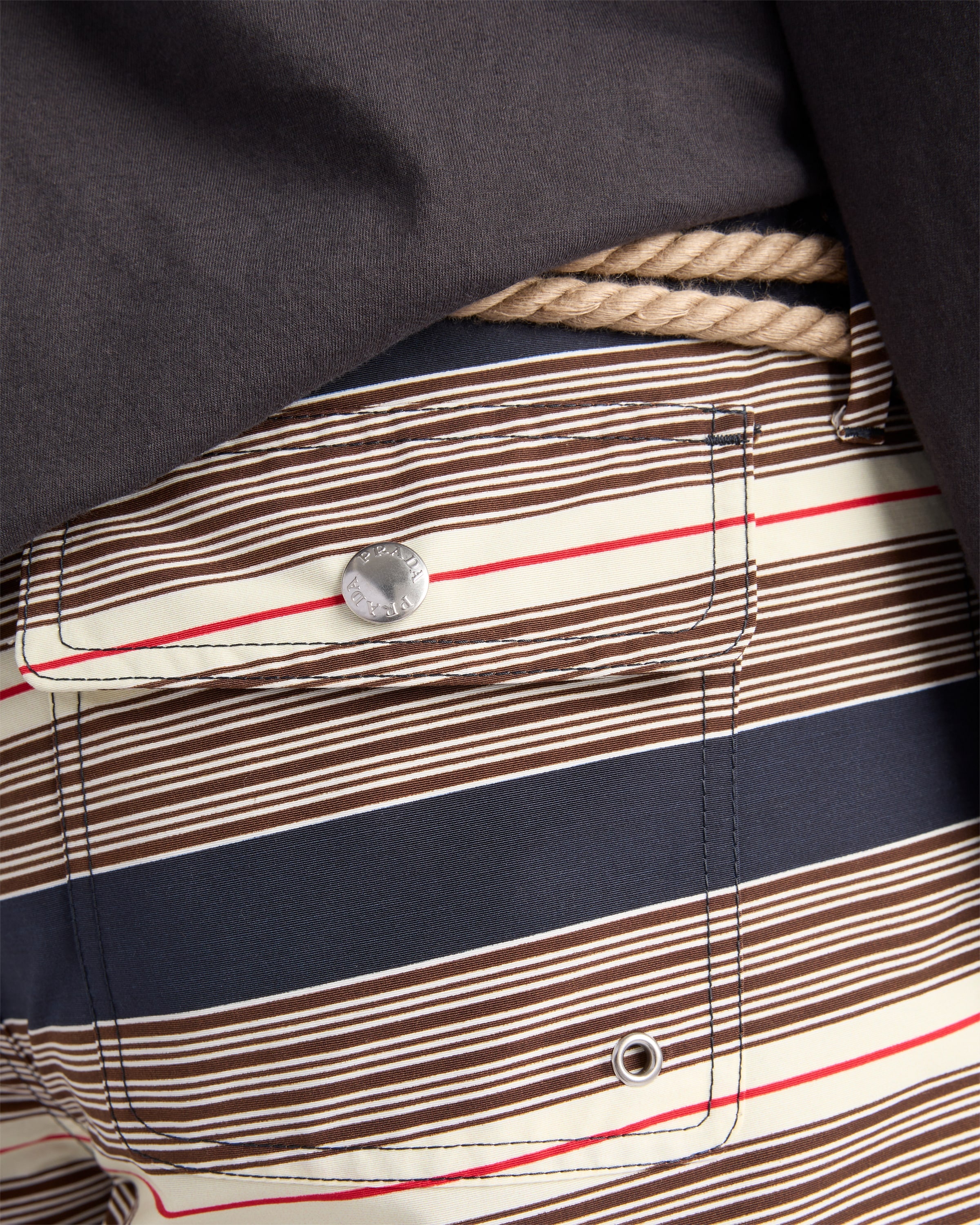 Technical fabric swim trunks - 4