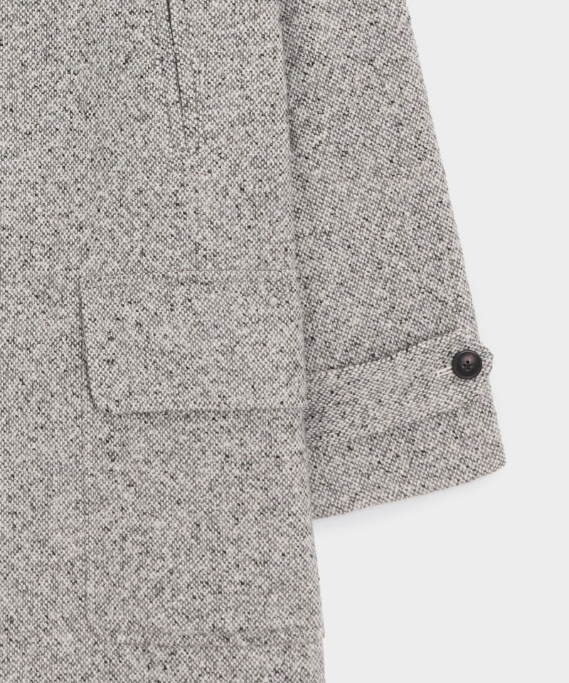 Italian Wool Donegal Car Coat 7