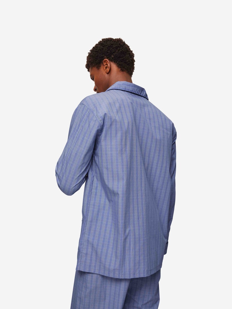 Men's Classic Fit Pyjamas Felsted 3 Cotton Blue - 5
