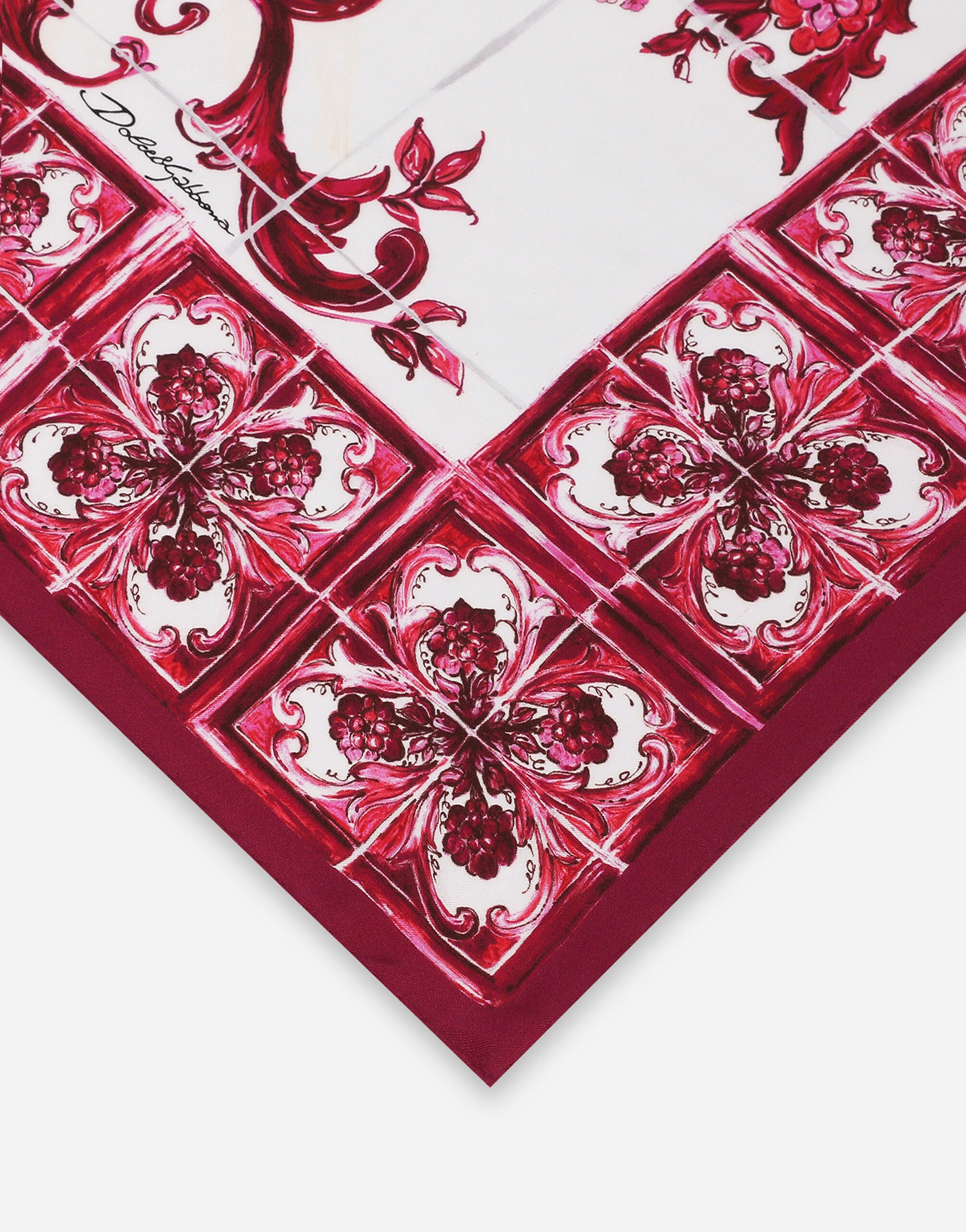 Majolica print scarf (70 x 70) - 2