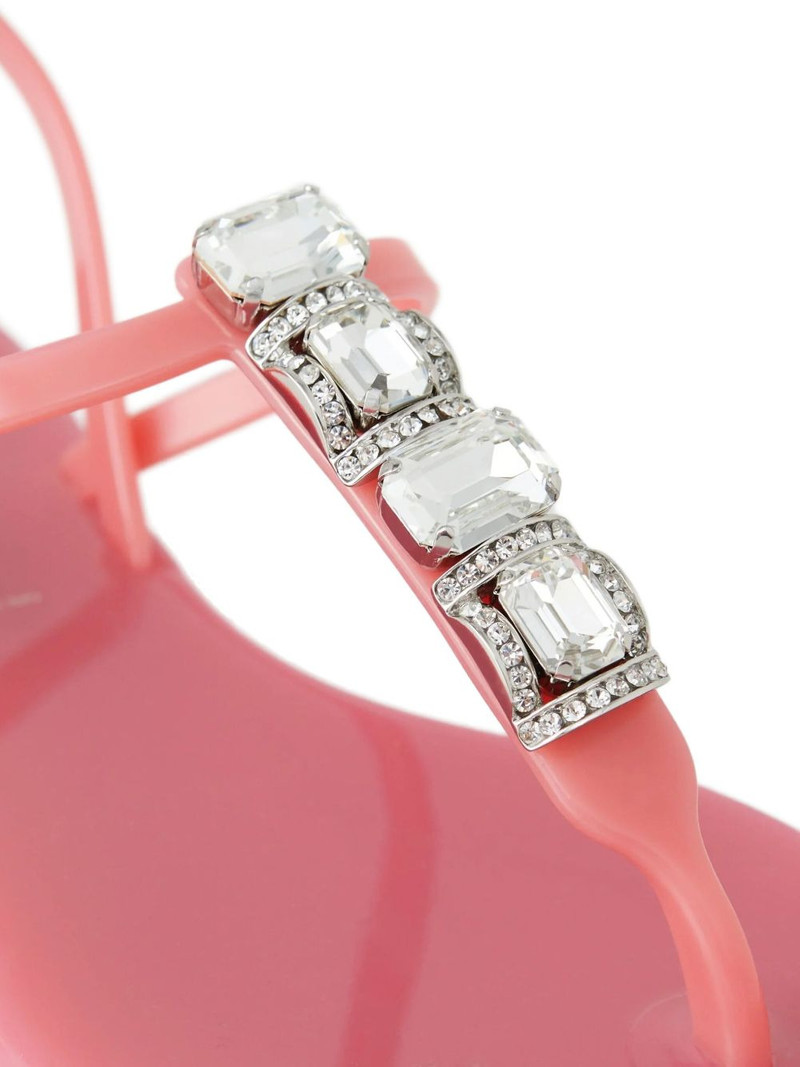 crystal-embellished thong-strap sandals 3