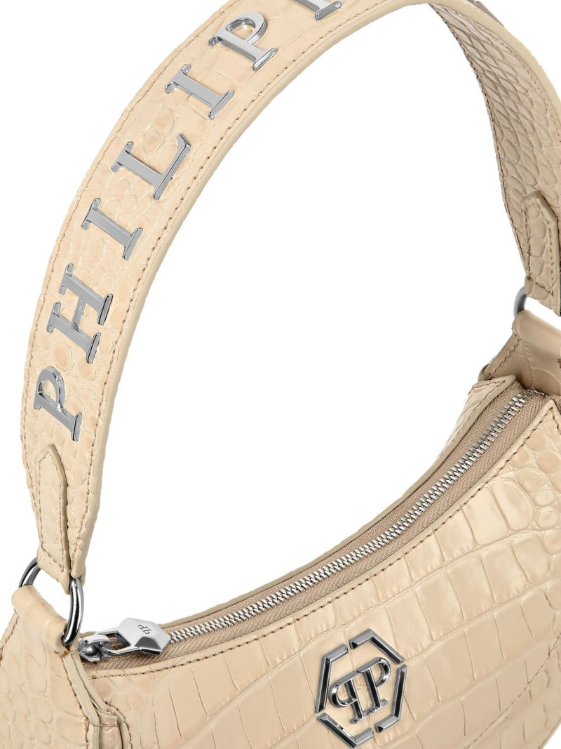 은하 crocodile 돋을새김된 tote 부대 4