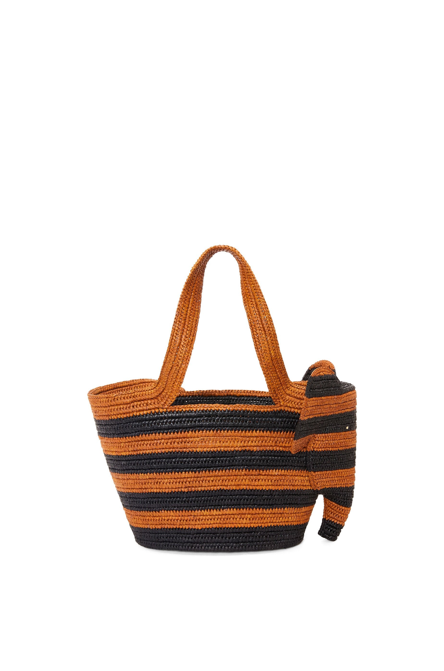 Small Elephant Basket bag in raffia - 4