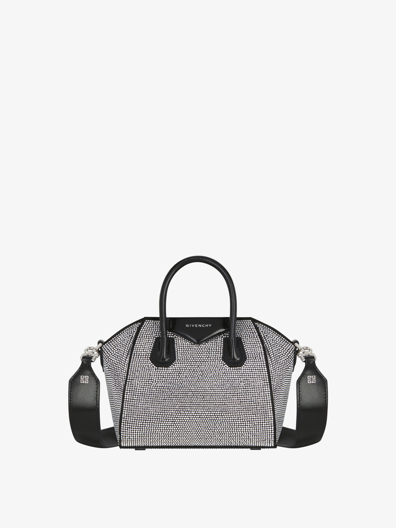 ANTIGONA TOY BAG IN SATIN WITH STRASS 1