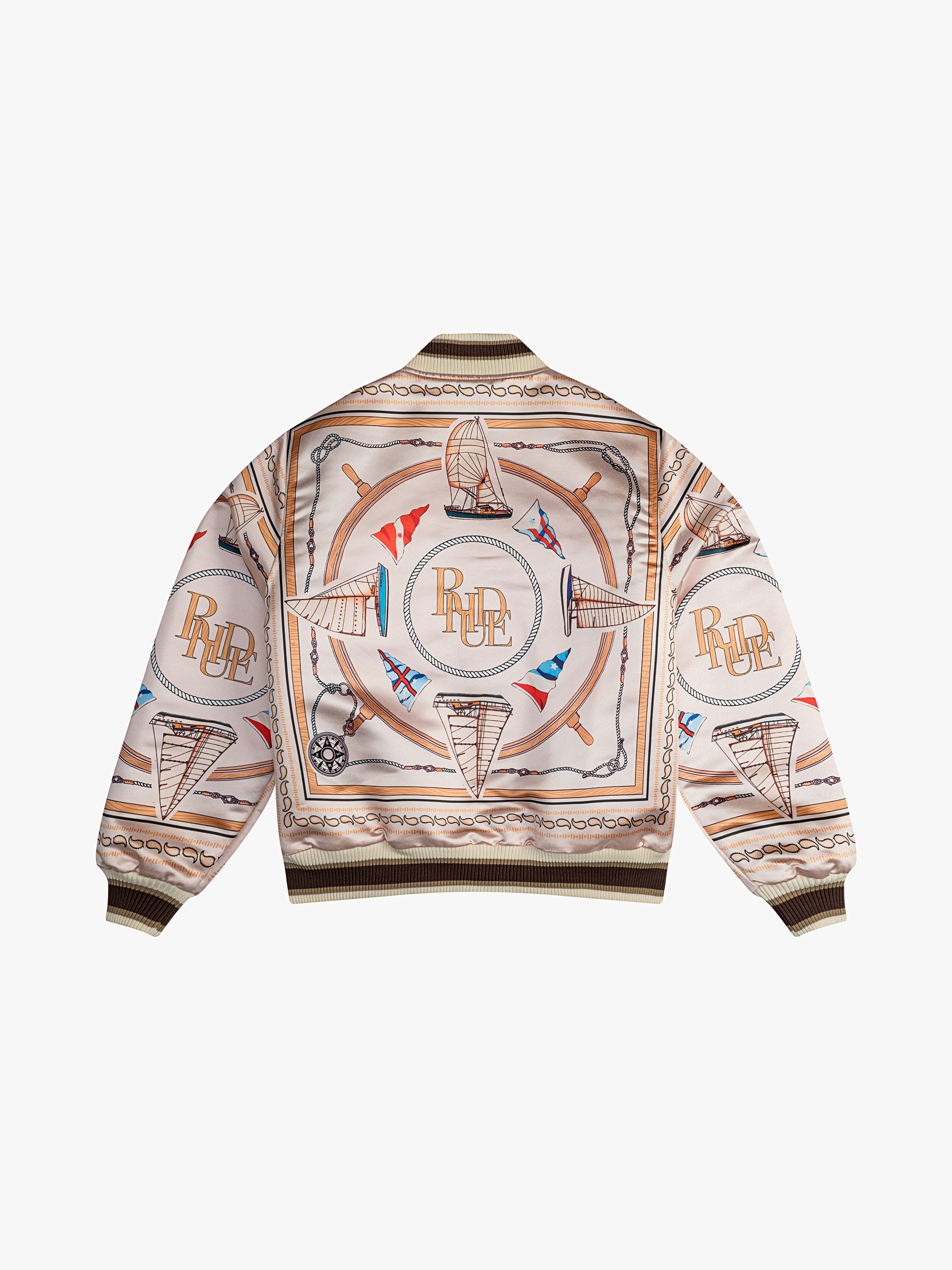 RHUDE NAUTICAL SATIN BOMBER - 2