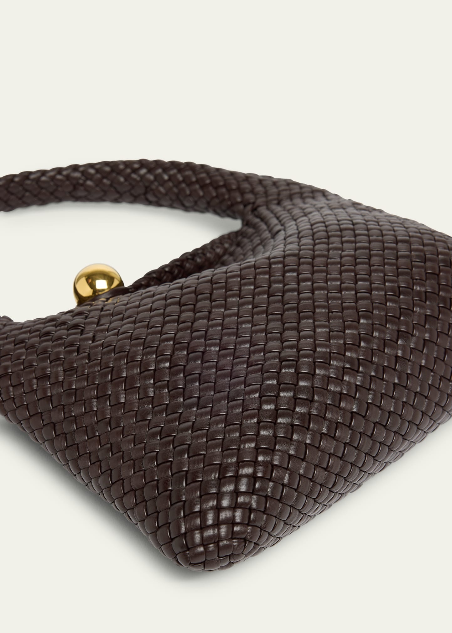 Tosca Intreccio Leather Shoulder Bag - 5