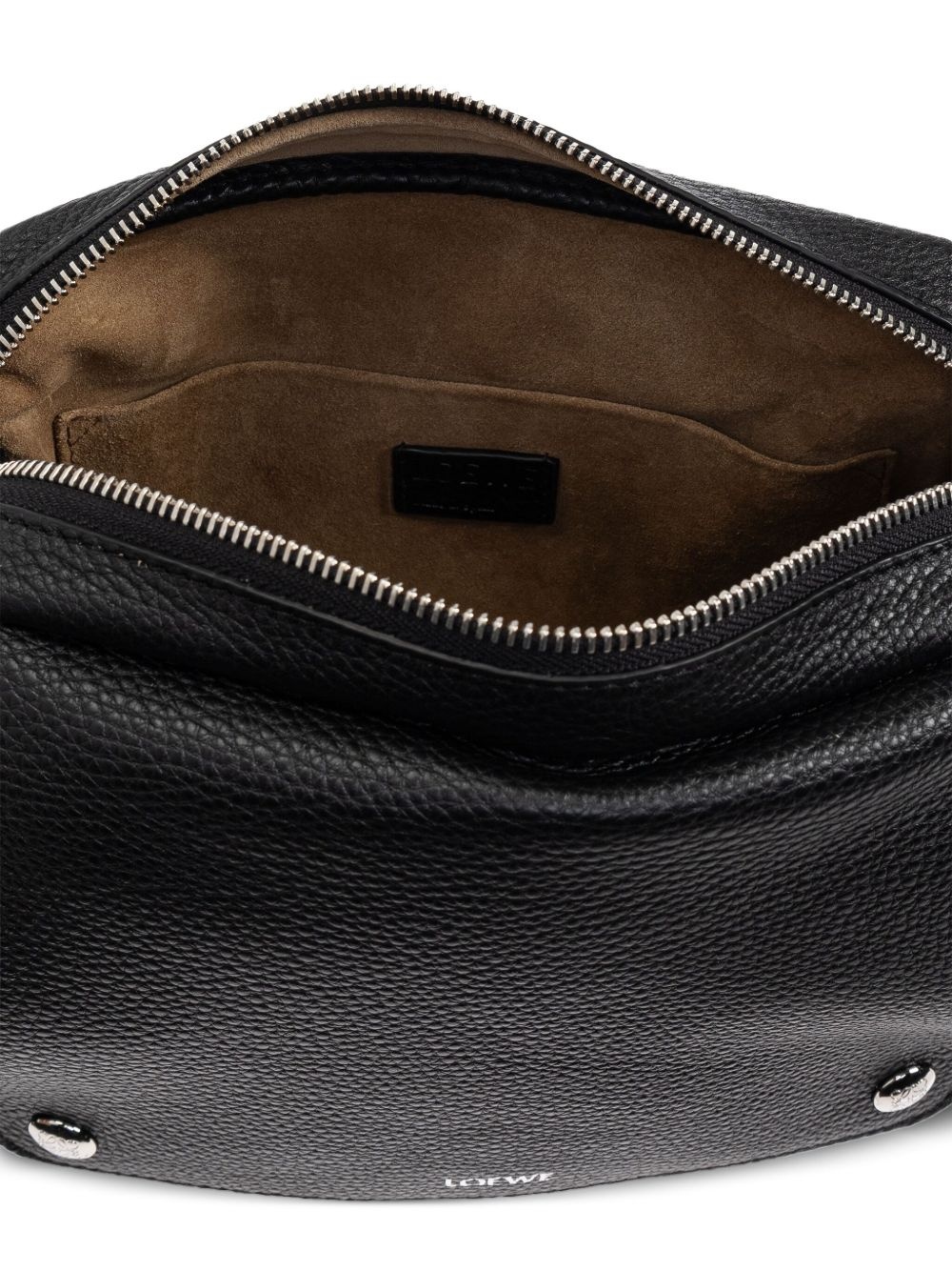 medium Pebble leather shoulder bag - 6