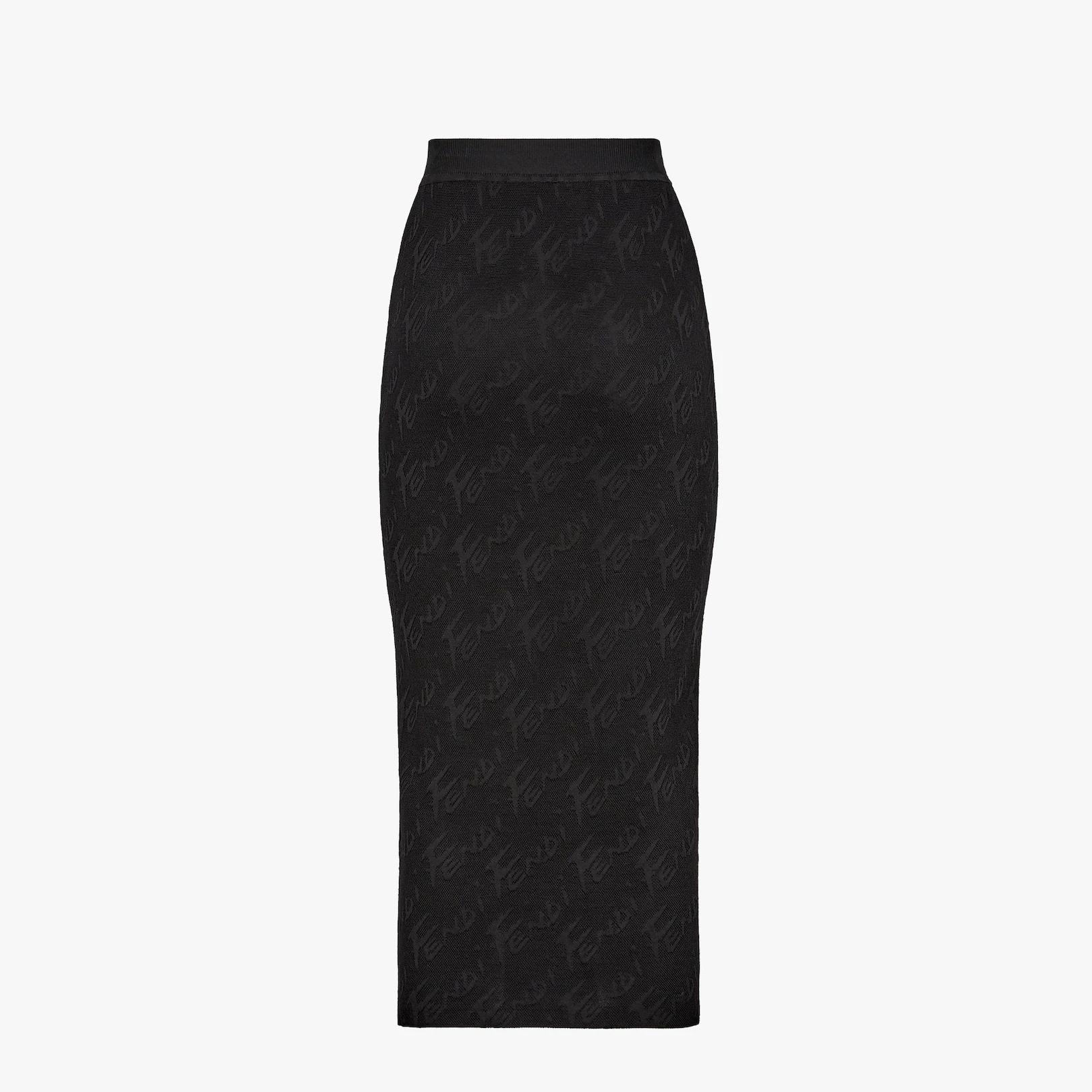Black viscose skirt - 2