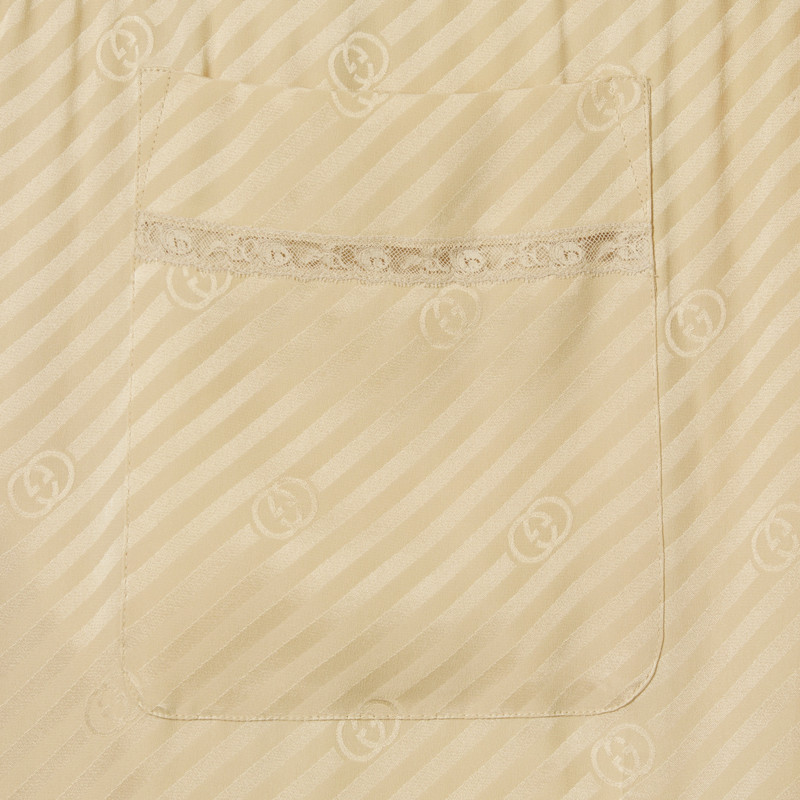 Diagonal GG silk jacquard pants 4